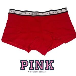 Victoria's Secret Bold‎ Red Boyshorts - P001 XS
